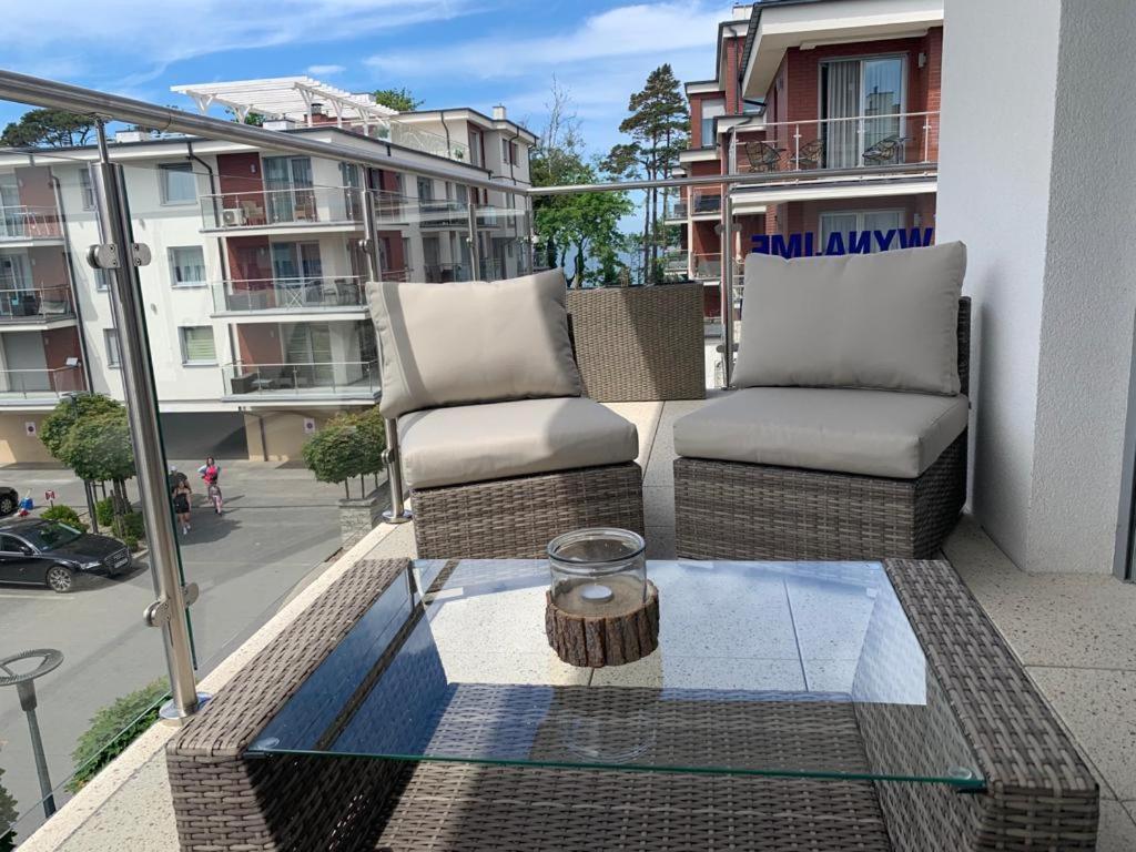 Apartament Nadmorski Z Basenem Klifowa Rewal Dış mekan fotoğraf