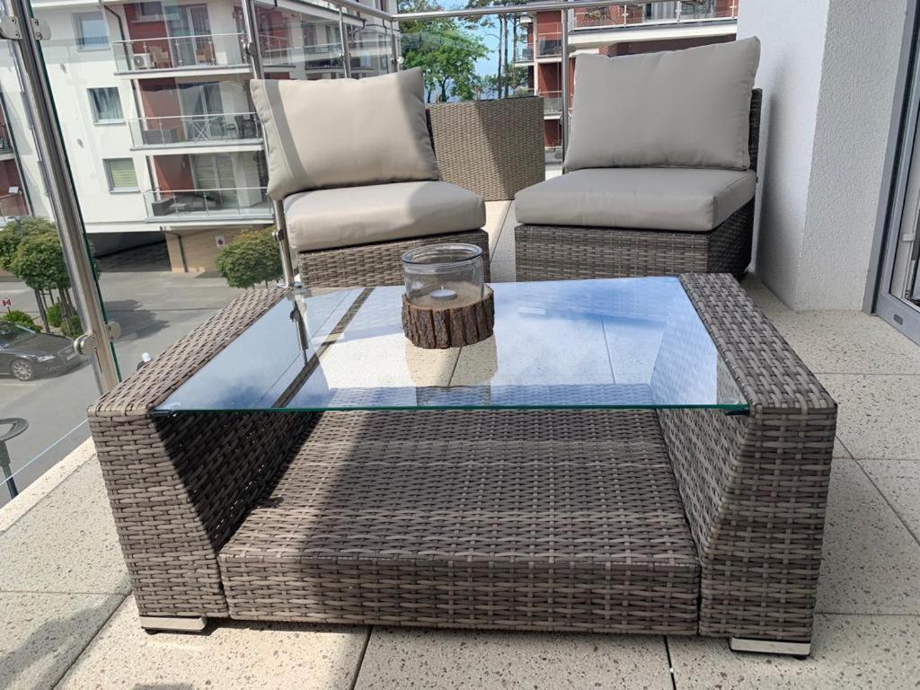 Apartament Nadmorski Z Basenem Klifowa Rewal Dış mekan fotoğraf